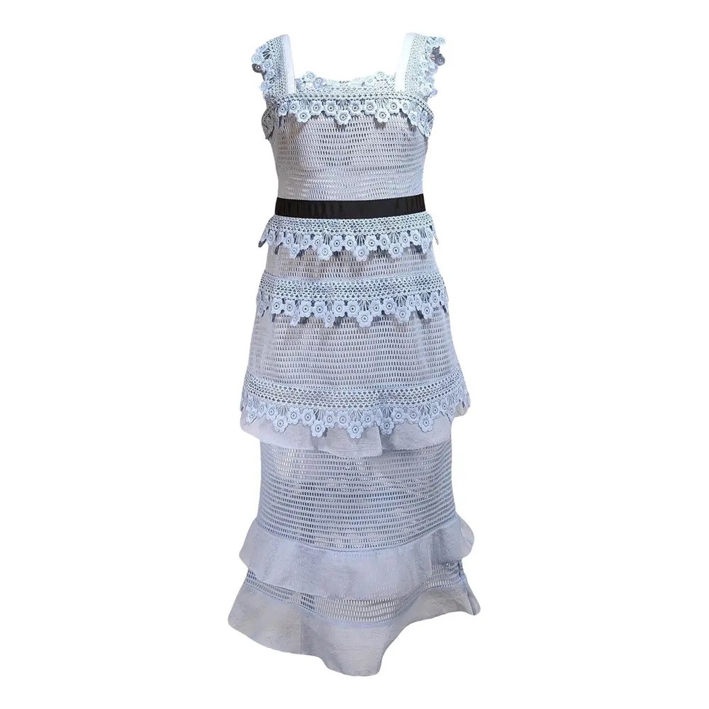 Self Portrait Lace Maxi Dress